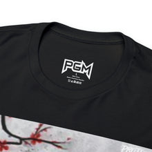 Load image into Gallery viewer, Project Gas Mask Yin-Yang Cory Fish Stencil Men's Heavyweight Cotton Short Sleeve Crew Neck T-Shirt