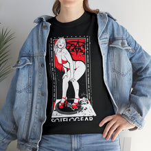 Load image into Gallery viewer, Dj Socio Project Gas Mask Heavyweight Cotton Short Sleeve Crew Neck T-Shirt