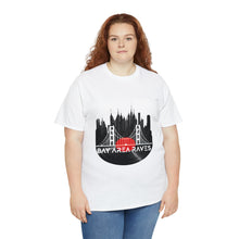 Load image into Gallery viewer, Save the Music Bay Area Raves Project Gas Mask Heavyweight Cotton Tee