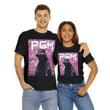 Load image into Gallery viewer, Cherry Blossom NInja Project Gas Mask Men's Heavyweight Cotton Short Sleeve Crew Neck T-Shirt