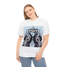 Load image into Gallery viewer, Twins Project Gas Mask Men's Heavyweight Cotton Short Sleeve Crew Neck T-Shirt