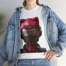 Load image into Gallery viewer, Digital Cat Project Gas Mask Heavyweight Cotton Short Sleeve Crew Neck T-Shirt