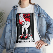 Load image into Gallery viewer, Dj Socio Project Gas Mask Heavyweight Cotton Short Sleeve Crew Neck T-Shirt