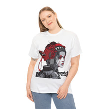 Load image into Gallery viewer, Samurai Female Men's Heavyweight Cotton Short Sleeve Crew Neck T-Shirt