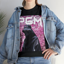 Load image into Gallery viewer, Cherry Blossom NInja Project Gas Mask Men's Heavyweight Cotton Short Sleeve Crew Neck T-Shirt