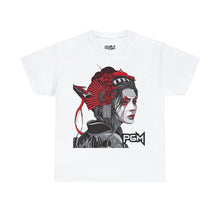 Load image into Gallery viewer, Samurai Female Men's Heavyweight Cotton Short Sleeve Crew Neck T-Shirt