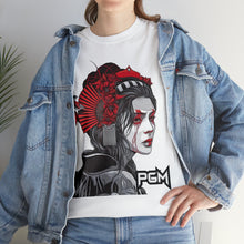 Load image into Gallery viewer, Samurai Female Men's Heavyweight Cotton Short Sleeve Crew Neck T-Shirt