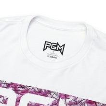 Load image into Gallery viewer, Cherry Blossom NInja Project Gas Mask Men's Heavyweight Cotton Short Sleeve Crew Neck T-Shirt