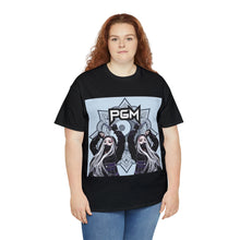 Load image into Gallery viewer, Twins Project Gas Mask Men's Heavyweight Cotton Short Sleeve Crew Neck T-Shirt