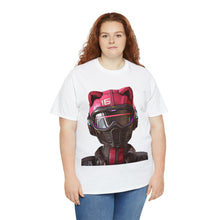 Load image into Gallery viewer, Digital Cat Project Gas Mask Heavyweight Cotton Short Sleeve Crew Neck T-Shirt