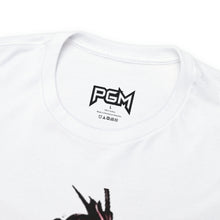 Load image into Gallery viewer, Samurai Champion Stencil Project Gas Mask Men's Heavyweight Cotton Short Sleeve Crew Neck T-Shirt