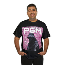 Load image into Gallery viewer, Cherry Blossom NInja Project Gas Mask Men's Heavyweight Cotton Short Sleeve Crew Neck T-Shirt