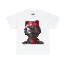 Load image into Gallery viewer, Digital Cat Project Gas Mask Heavyweight Cotton Short Sleeve Crew Neck T-Shirt