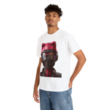 Load image into Gallery viewer, Digital Cat Project Gas Mask Heavyweight Cotton Short Sleeve Crew Neck T-Shirt