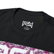 Load image into Gallery viewer, Cherry Blossom NInja Project Gas Mask Men's Heavyweight Cotton Short Sleeve Crew Neck T-Shirt