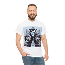 Load image into Gallery viewer, Twins Project Gas Mask Men's Heavyweight Cotton Short Sleeve Crew Neck T-Shirt