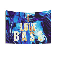 Load image into Gallery viewer, I LOVE BASS Project Gas Mask Tapestries