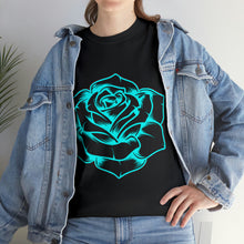 Load image into Gallery viewer, Rose Blue Project Gas Mask Heavyweight Cotton Tee