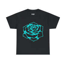 Load image into Gallery viewer, Rose Blue Project Gas Mask Heavyweight Cotton Tee