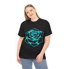 Load image into Gallery viewer, Rose Blue Project Gas Mask Heavyweight Cotton Tee