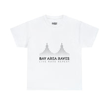 Load image into Gallery viewer, Bay Area Raves Live Rave Repeat Project Gas Mask Heavyweight Cotton Tee
