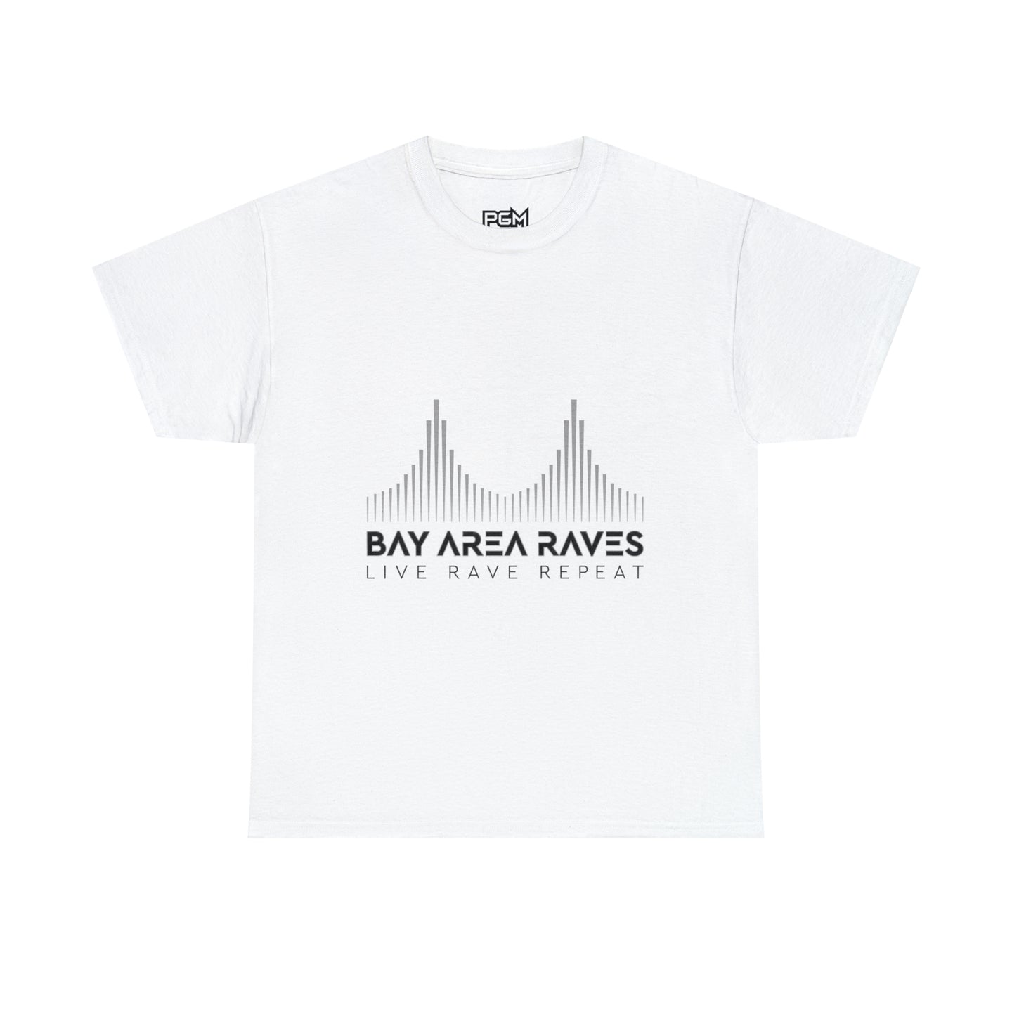 Bay Area Raves Live Rave Repeat Project Gas Mask Heavyweight Cotton Tee