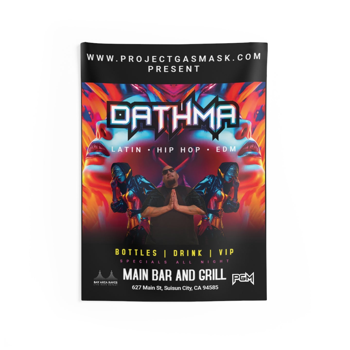 The Return of the Dathma Project Gas Mask VIP Tapestries