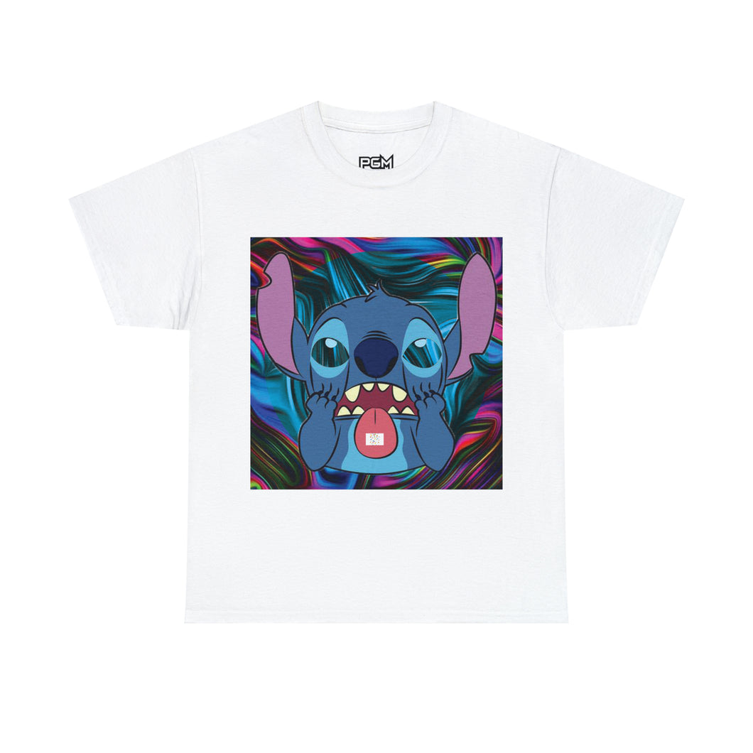Stitch Trip Project Gas Mask Heavyweight Cotton Tee