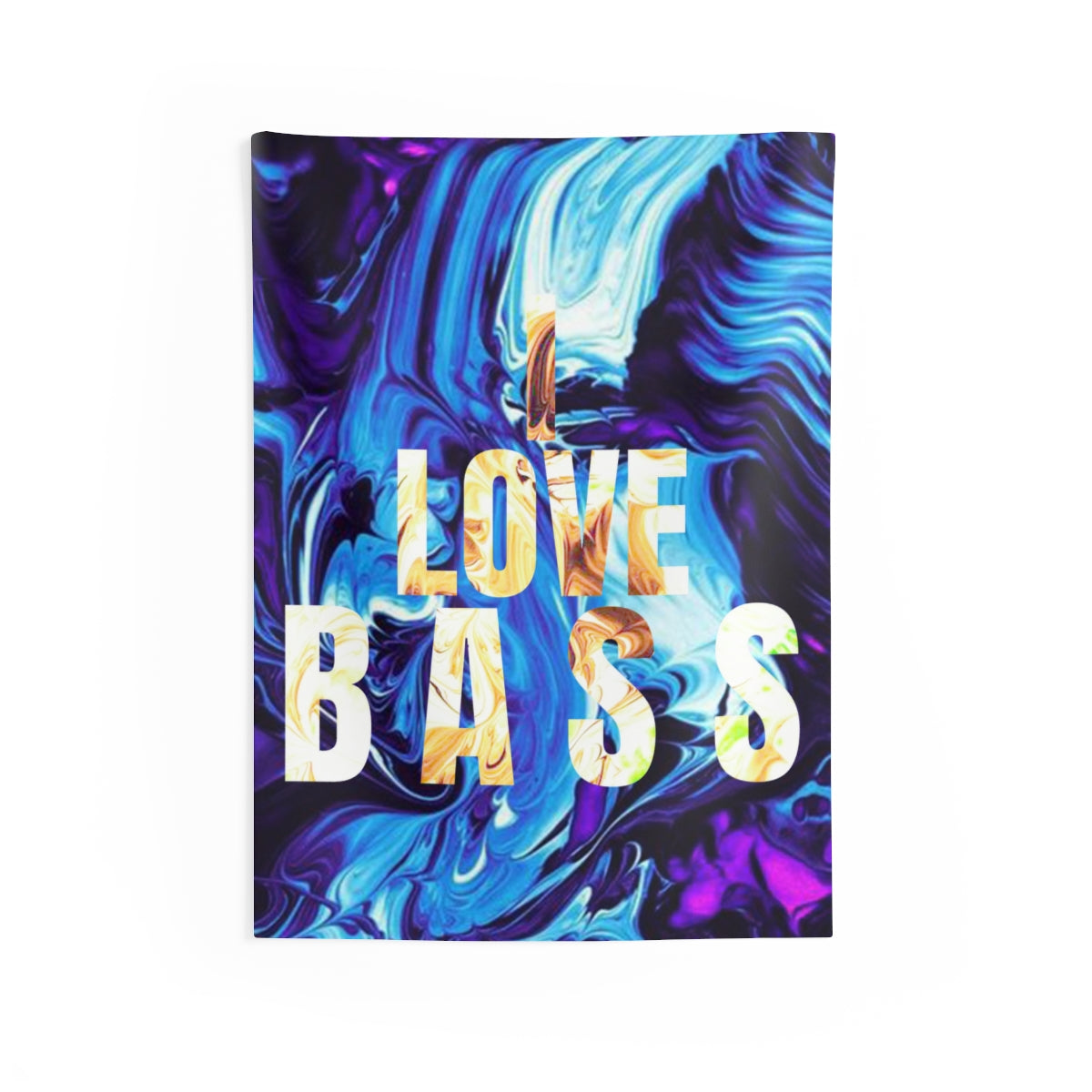I LOVE BASS Project Gas Mask Tapestries