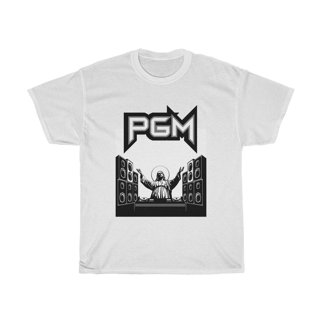 Rave Jesus Project Gas Mask Heavyweight Cotton Short Sleeve Crew Neck T-Shirt