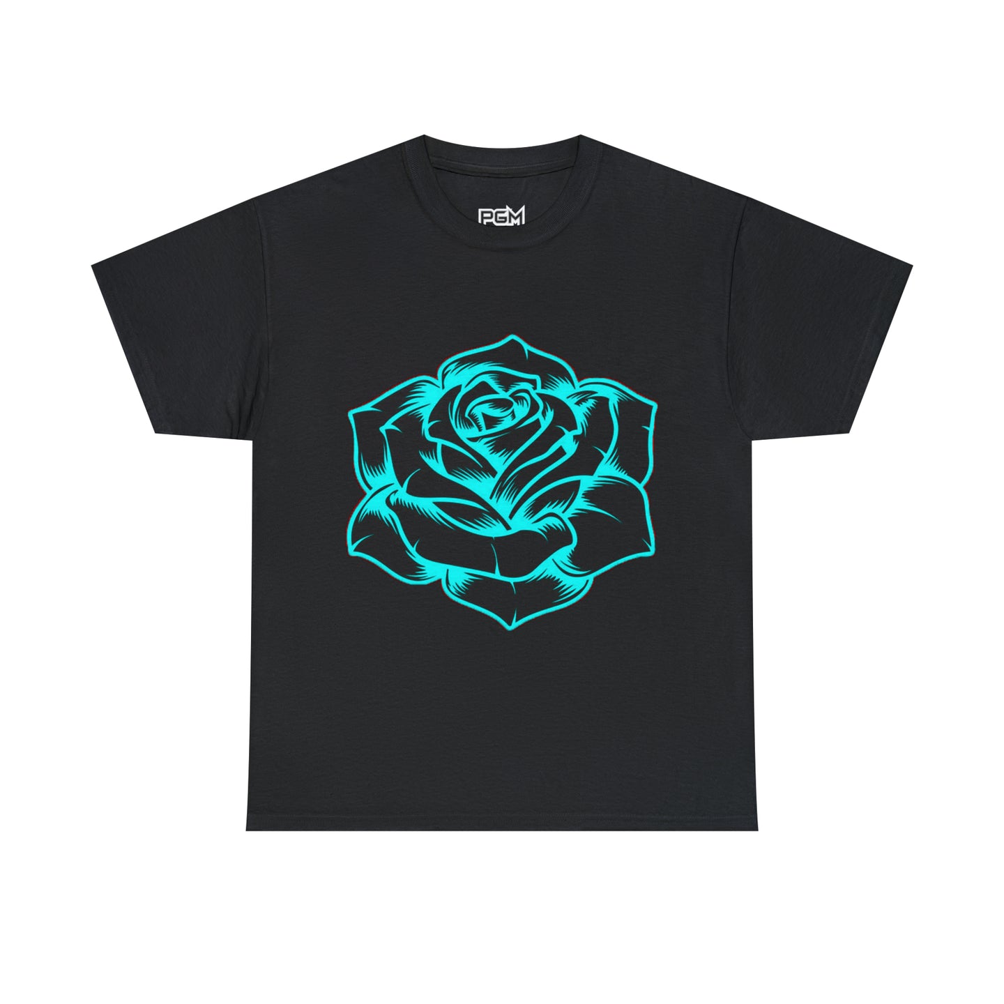Rose Blue Project Gas Mask Heavyweight Cotton Tee